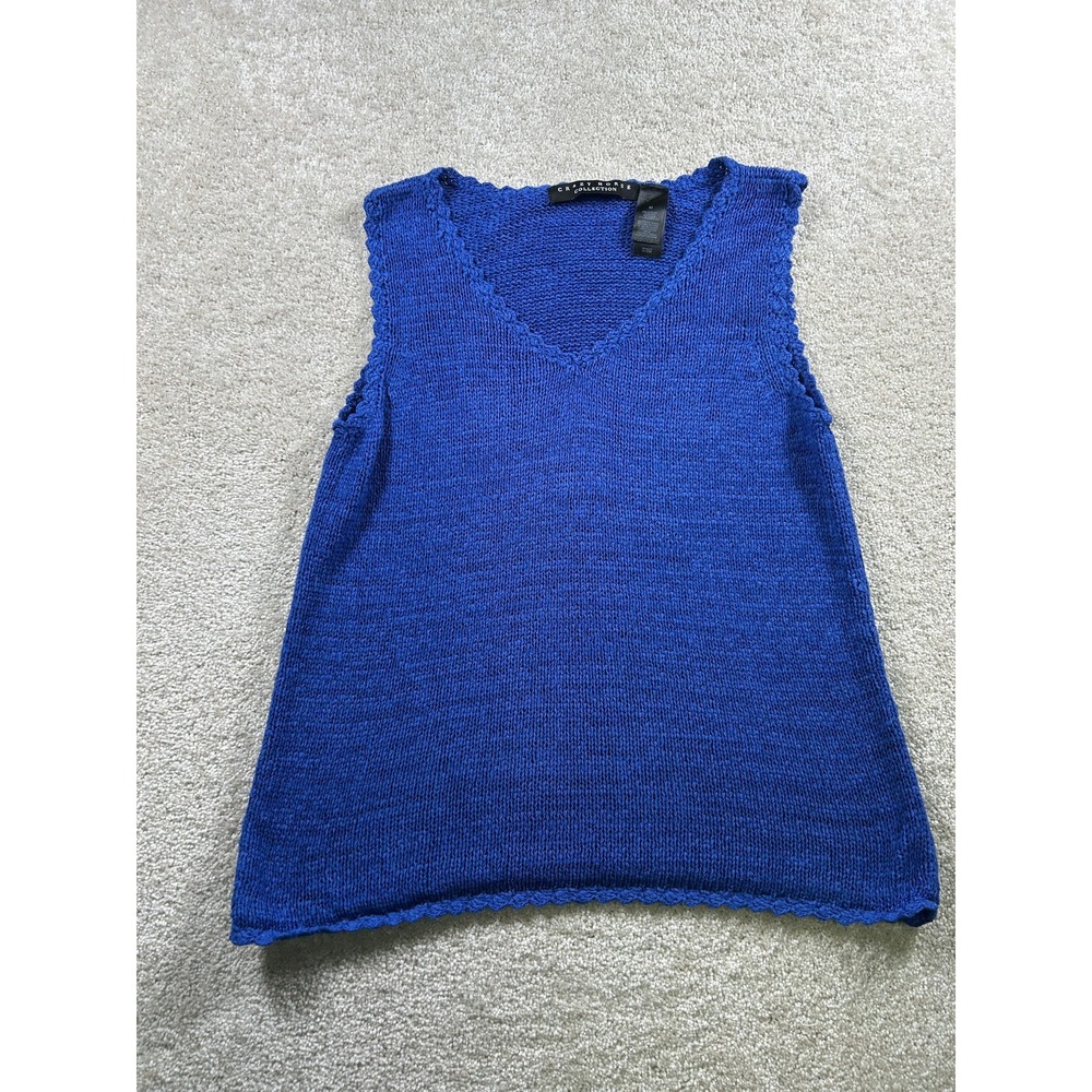 Crazy Horse Collection Sweater Womens Medium Knit Tank Top‎ Pullover Sleeveless